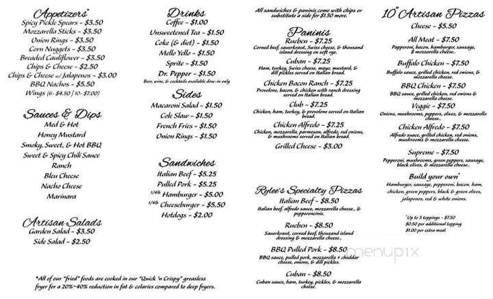 Ewings Rendezvous - Fairfield, IL menu_pic