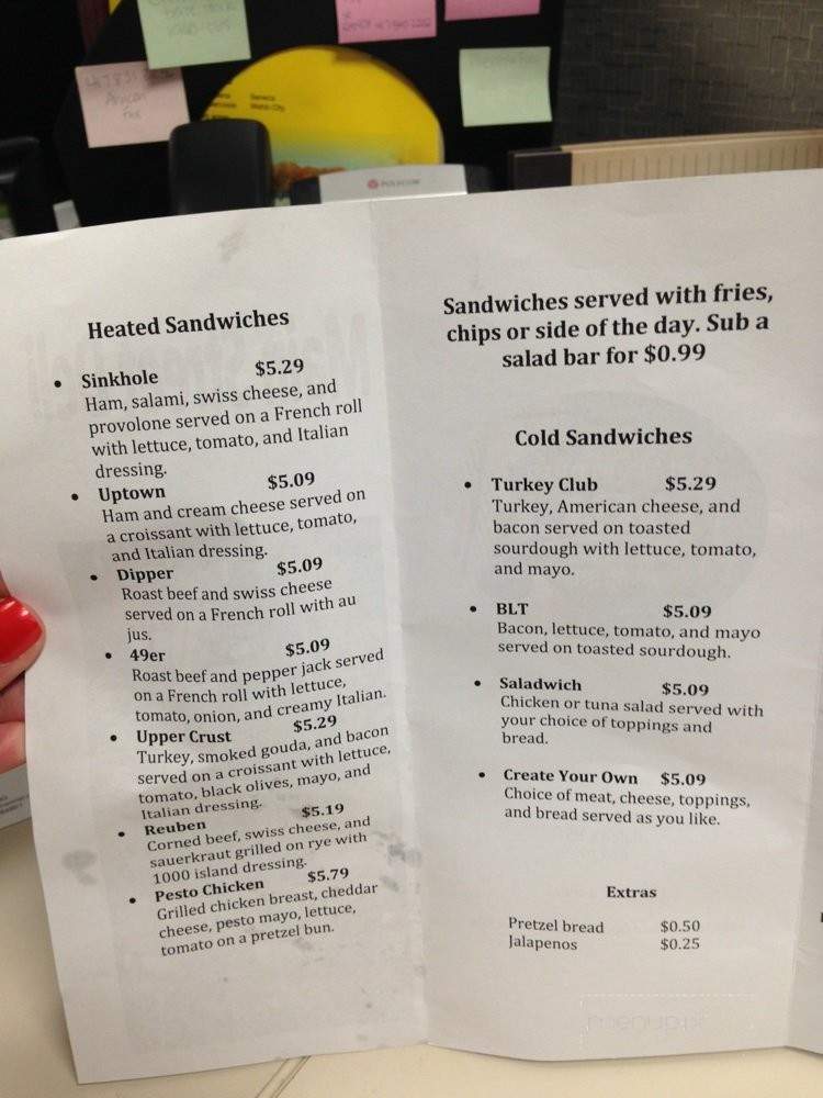 Main Street Deli - Galena, KS menu_pic