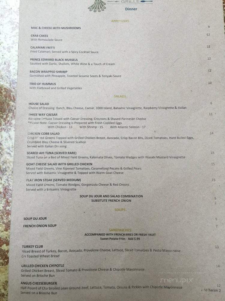 Peacock Lounge - Arcadia, CA menu_pic