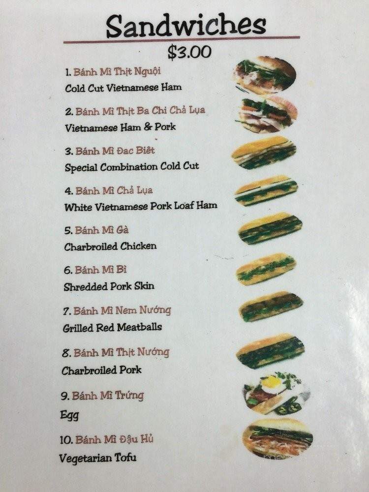 Golden Lake Restaurant - Pasadena, CA menu_pic