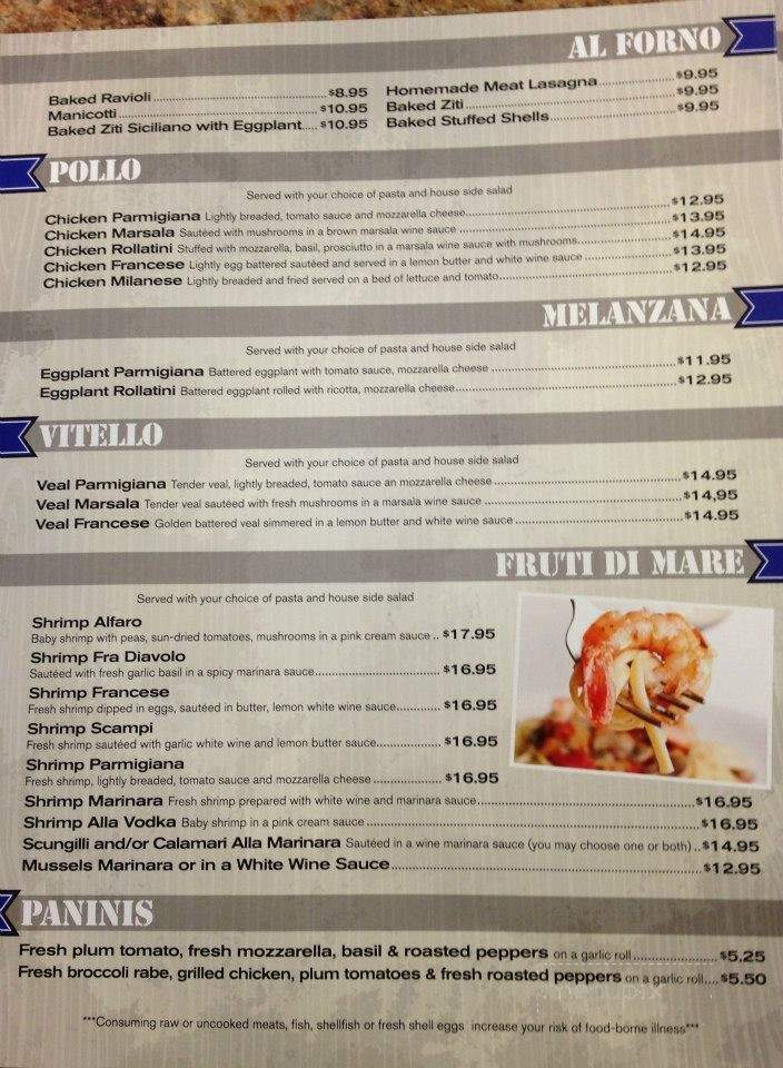 Muscles Pizza - Moriches, NY menu_pic