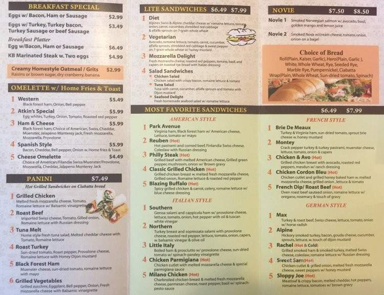 KB Burgers - Deer Park, NY menu_pic