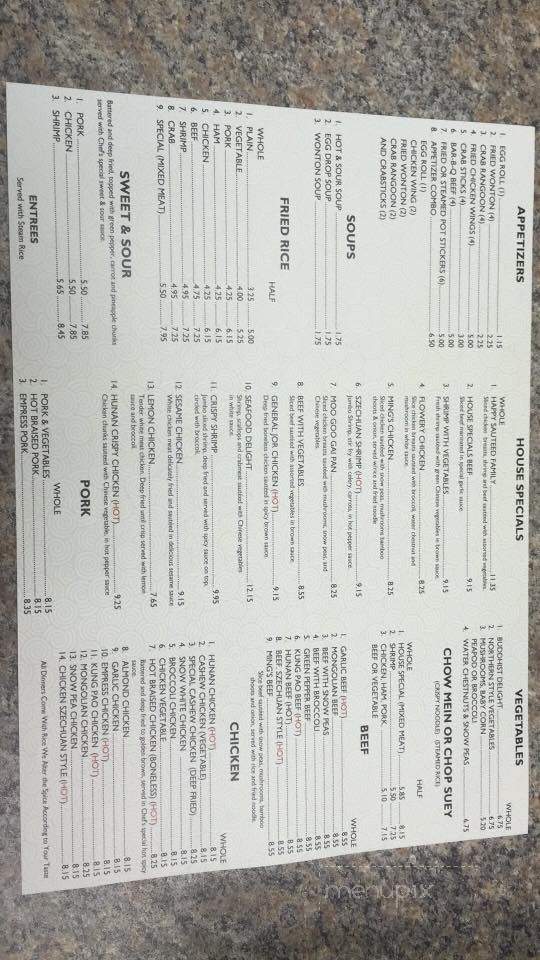 Great Peking - Arnold, MO menu_pic