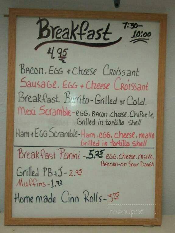 Jamie's Coffee Mill & Deli - Mount Ayr, IA menu_pic