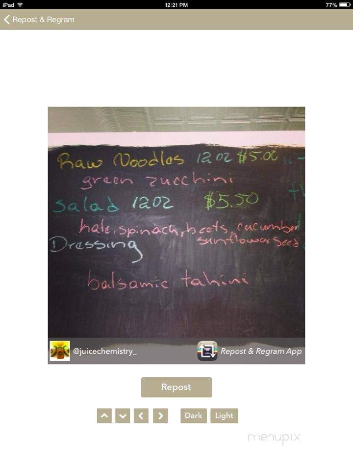 Juice Chemistry - West New York, NJ menu_pic