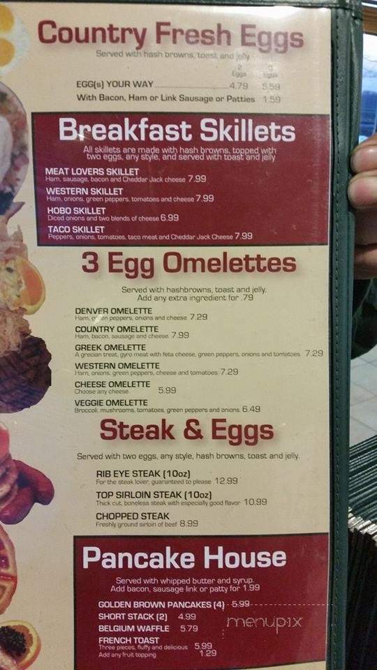 Diner 36 - Brookfield, MO menu_pic