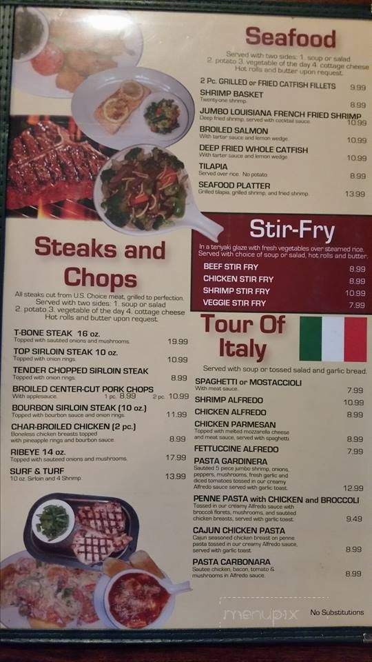 Diner 36 - Brookfield, MO menu_pic