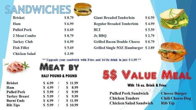 Roadway BBQ - La Monte, MO menu_pic