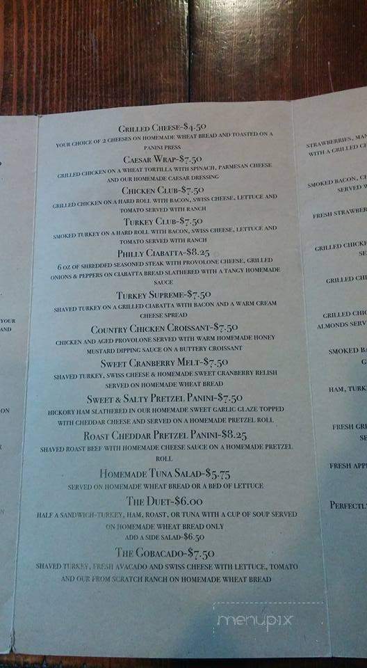 The Simple Life Concordia - Concordia, MO menu_pic