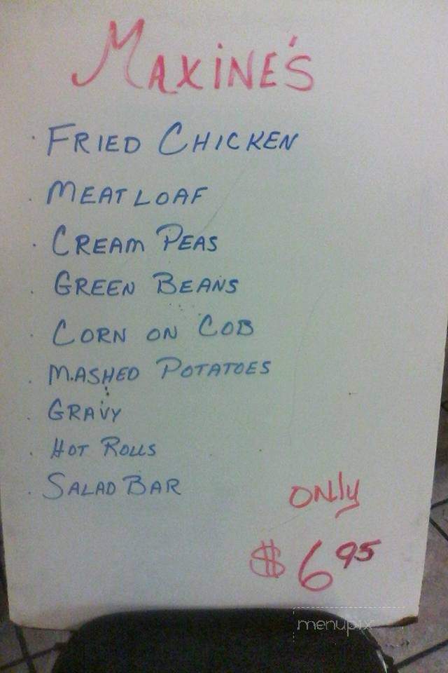 Maxine's Restaurant - Warsaw, MO menu_pic