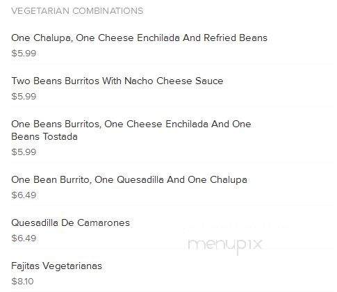 El Rodeo - Louisville, MS menu_pic