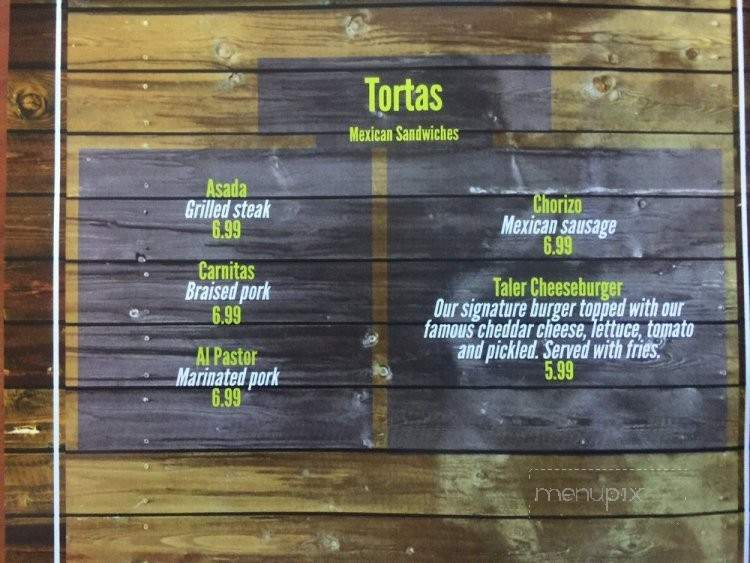 Pueblo Grill - Ball Ground, GA menu_pic