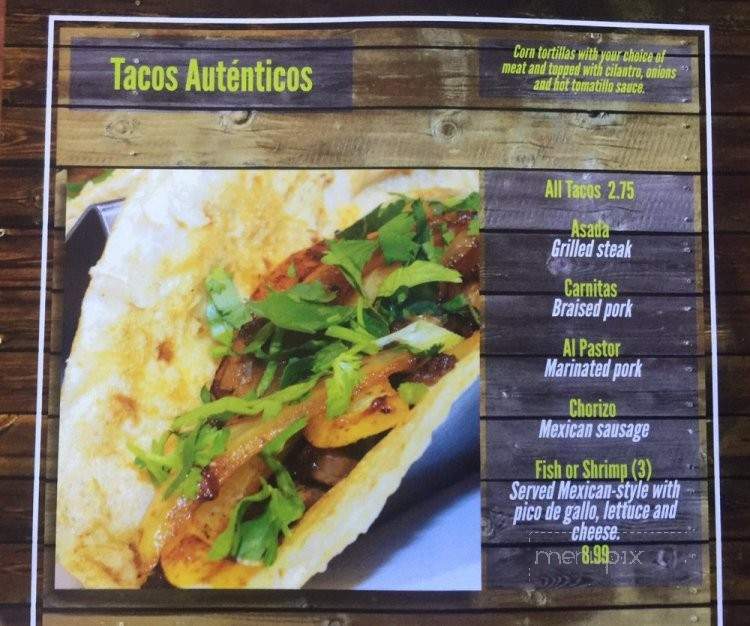 Pueblo Grill - Ball Ground, GA menu_pic