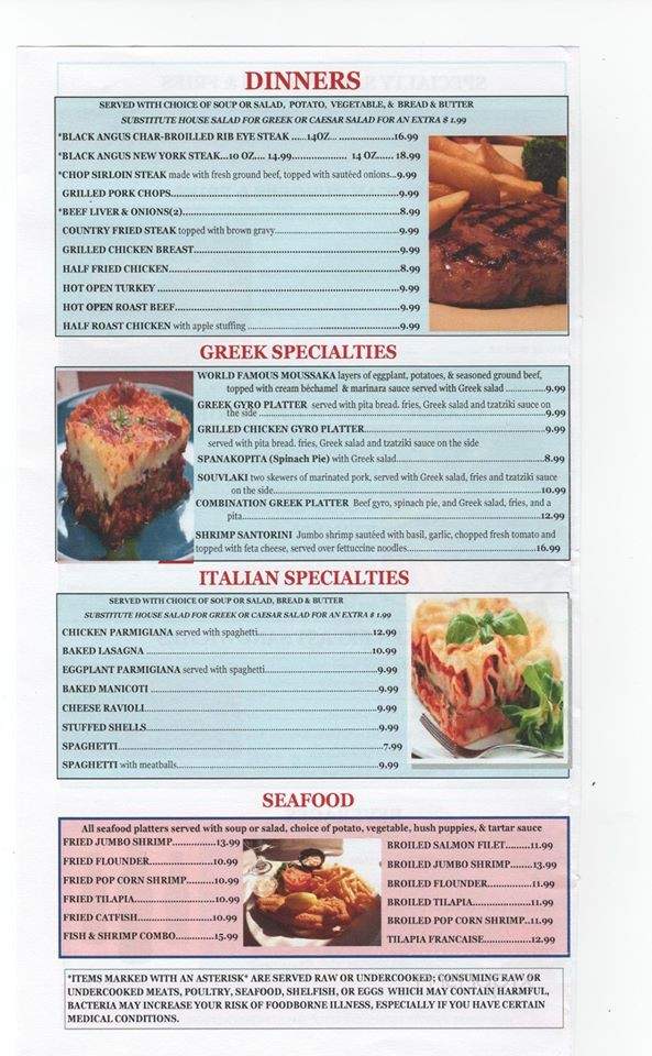 Covington Diner - Covington, GA menu_pic