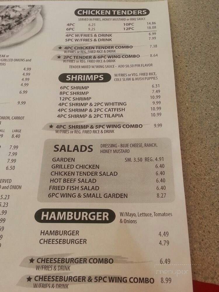 China Wing 101 - Porterdale, GA menu_pic