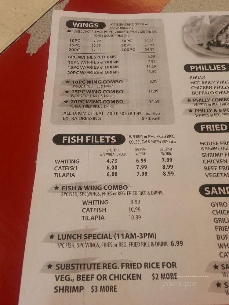 China Wing 101 - Porterdale, GA menu_pic
