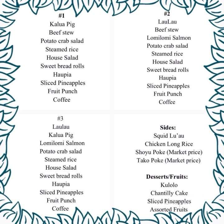808 Hawaiian Grindz - Las Vegas, NV menu_pic