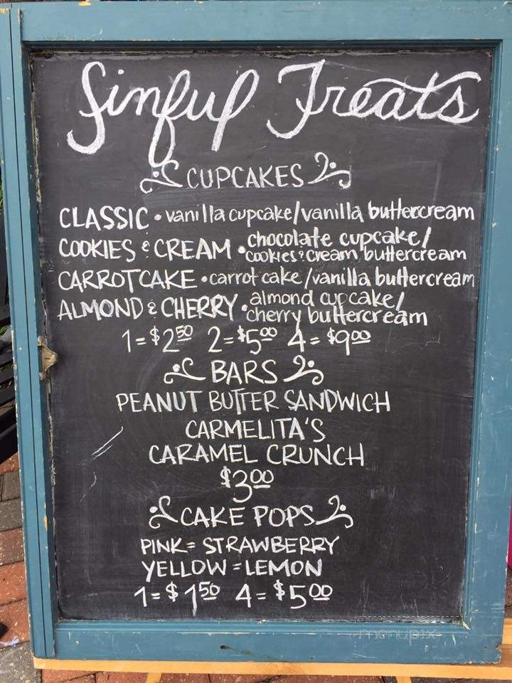 Sinful Treats - Poquoson, VA menu_pic