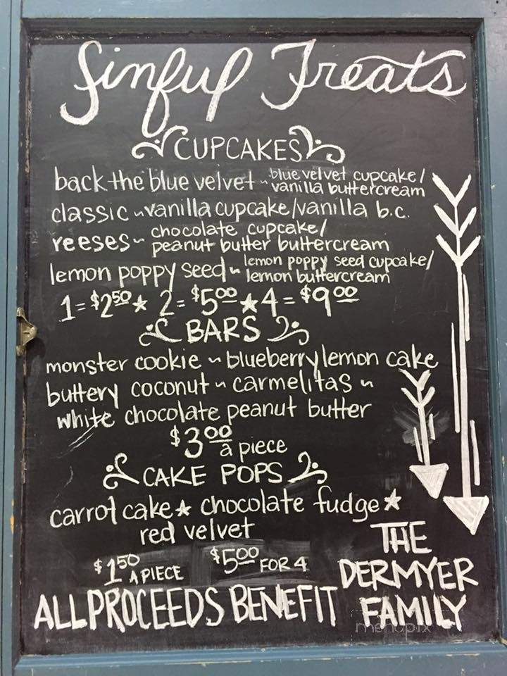 Sinful Treats - Poquoson, VA menu_pic
