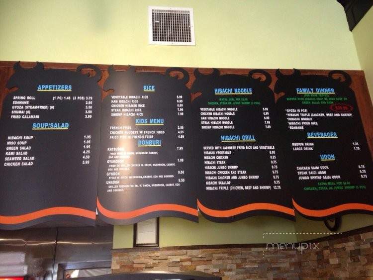 Bull Hibachi Express - Lagrange, GA menu_pic