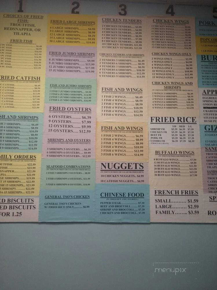 Second Seafood Market - Houston, TX menu_pic