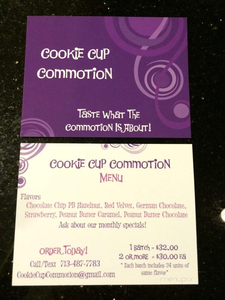 /250755622/Cookie-Cup-Commotion-Menu-Houston-TX - Houston, TX
