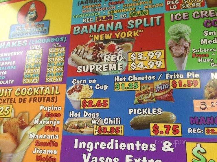 /250758609/El-Regio-Snow-Cone-Menu-Houston-TX - Houston, TX