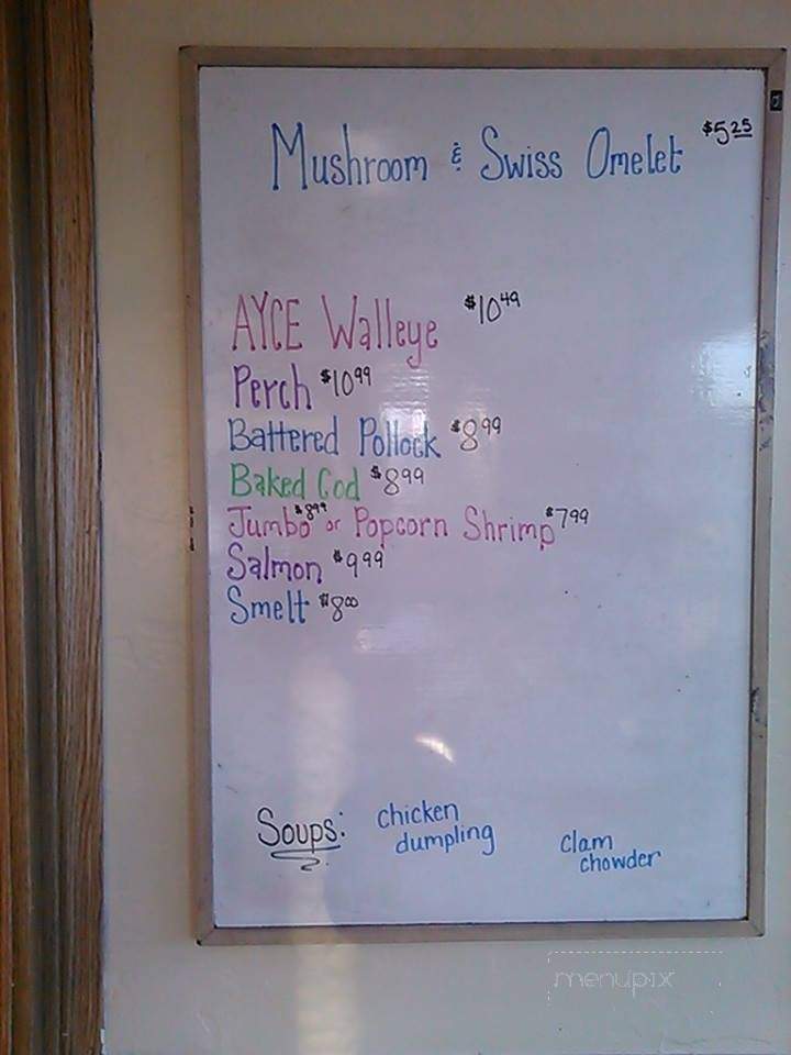 Peshtigo Cafe - Peshtigo, WI menu_pic