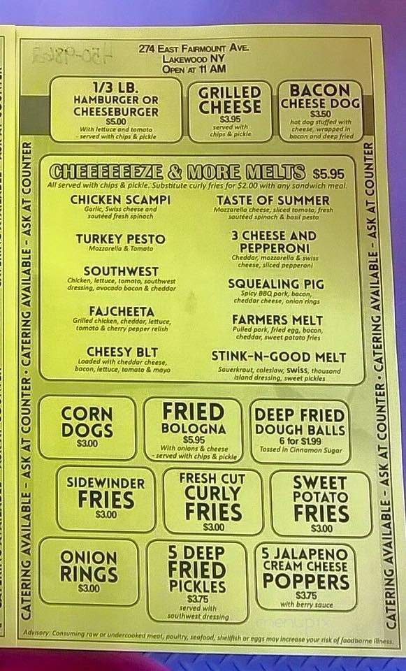 Farmer Brown's Beef and Moooore - Lakewood, NY menu_pic