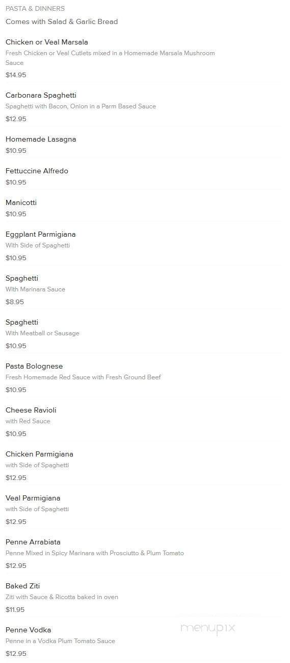 New York Pizza - Lancaster, PA menu_pic