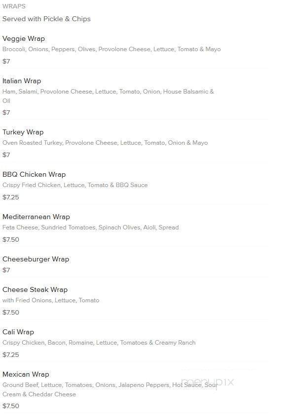 New York Pizza - Lancaster, PA menu_pic