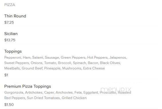 New York Pizza - Lancaster, PA menu_pic