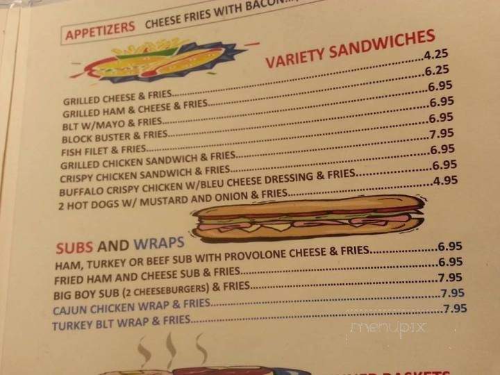 Cameos Drive-in - Aspers, PA menu_pic