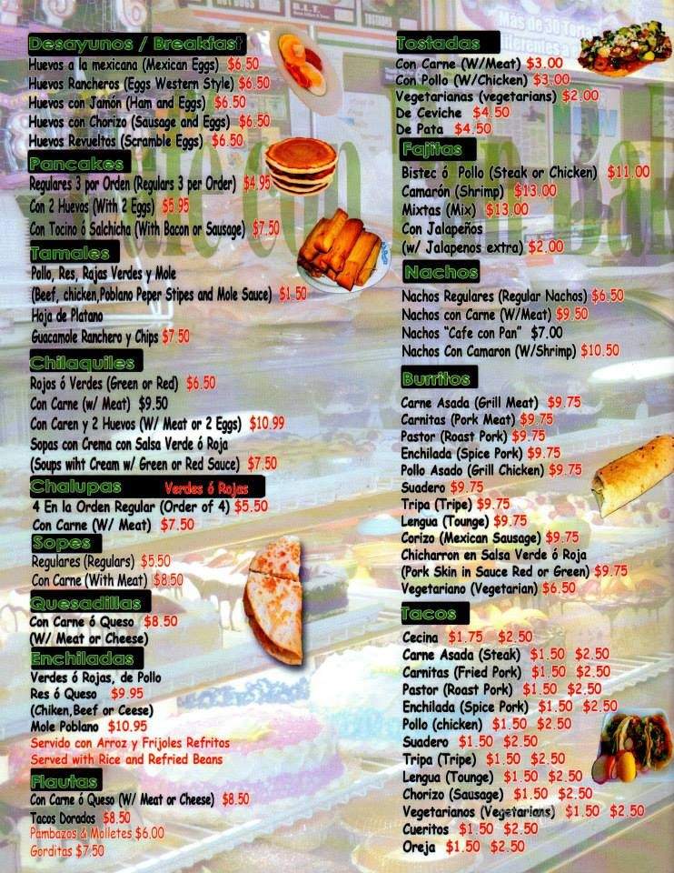 Cafe Con Pan Bakery II - Staten Island, NY menu_pic