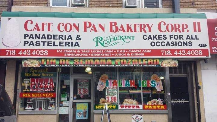 Cafe Con Pan Bakery II - Staten Island, NY menu_pic