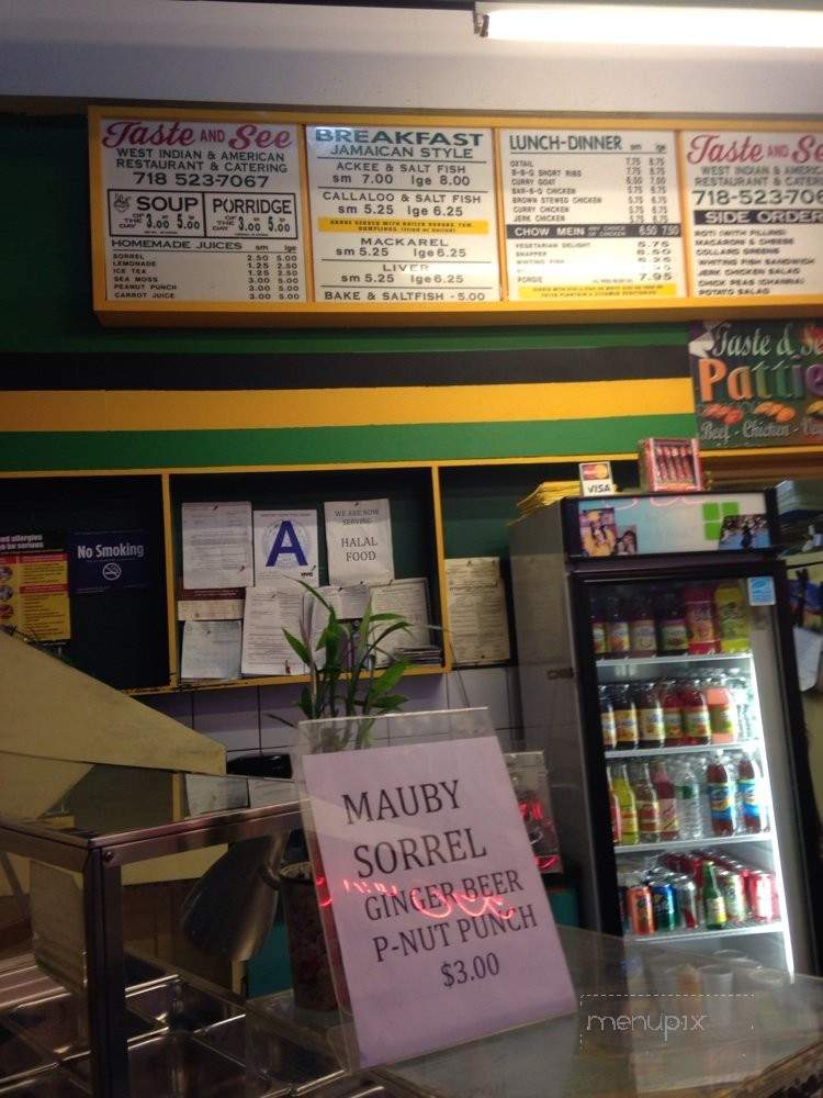 Taste and See Restaurant - Jamaica, NY menu_pic