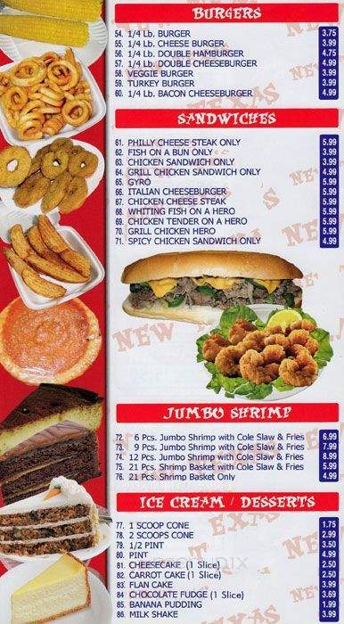 New Texas Fried Chicken - Brooklyn, NY menu_pic