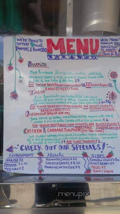 Sombrero Verde - Traverse City, MI menu_pic