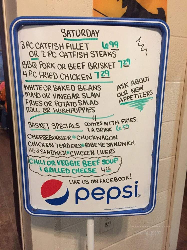 Take Me Back Cafe - Paris, TN menu_pic