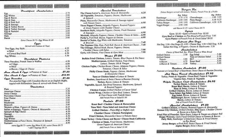 Neptune City Diner - Neptune City, NJ menu_pic