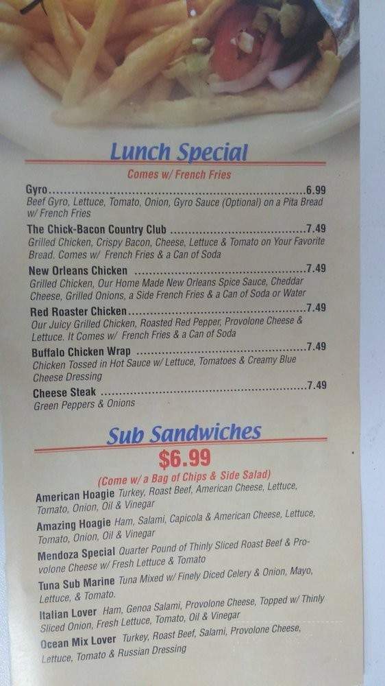 Amazing Bagel - Parlin, NJ menu_pic