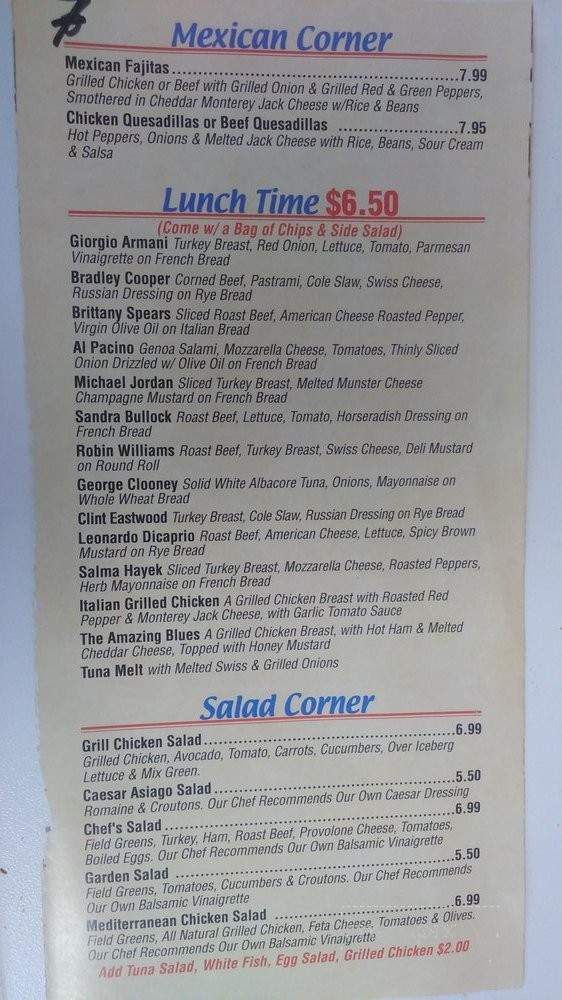 Amazing Bagel - Parlin, NJ menu_pic