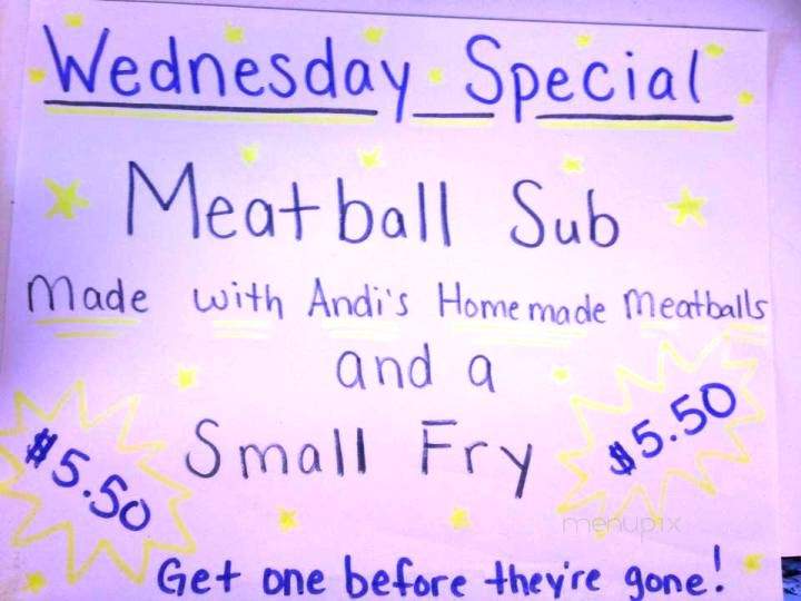 Andi's Point Drive In - Freeport, OH menu_pic