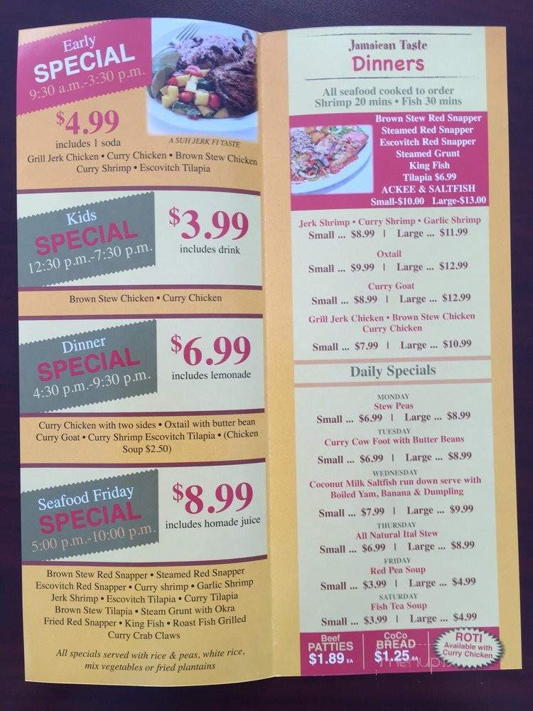 Jamaican Taste - Jonesboro, GA menu_pic