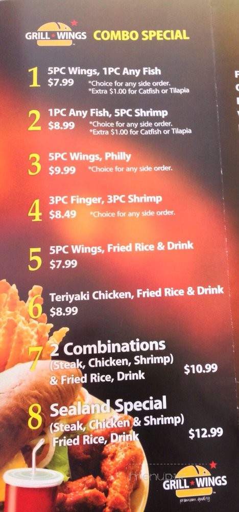 Grill & Wings - Lawrenceville, GA menu_pic