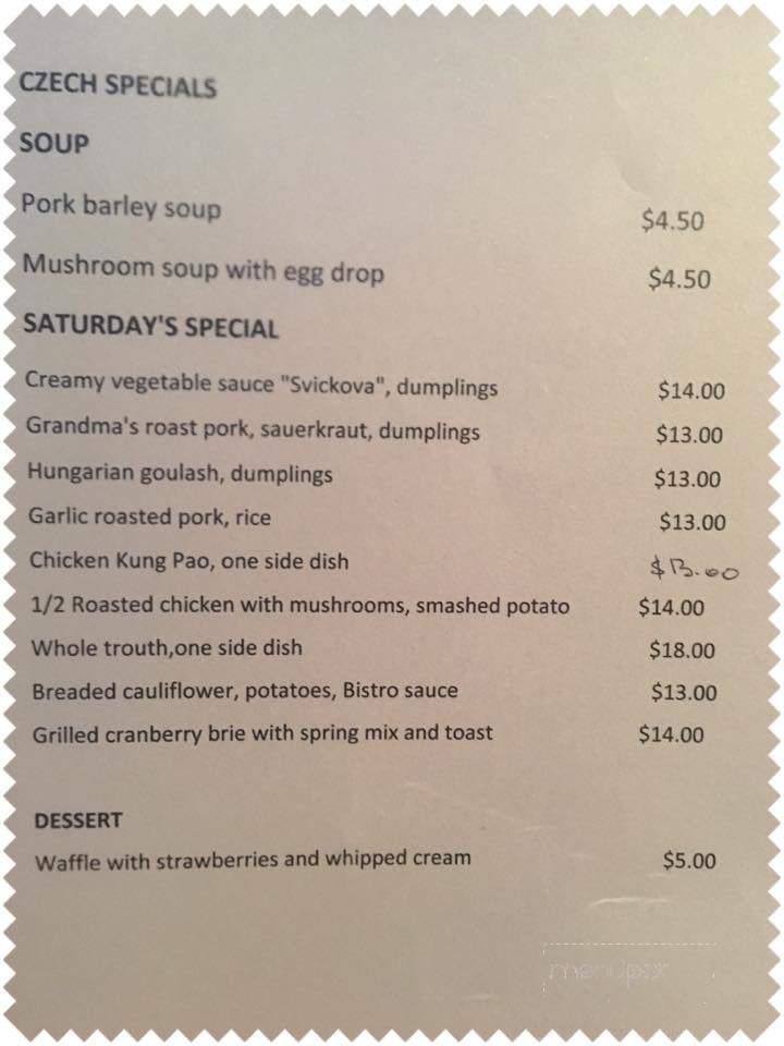 Bistro Grand - Chicago, IL menu_pic