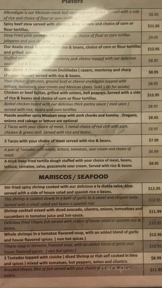 Las Palmas - Fernley, NV menu_pic