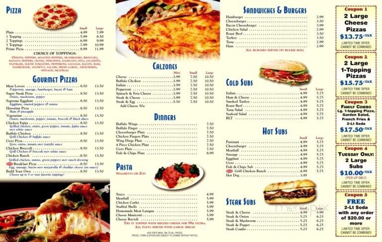 Prime Pizza - Randolph, MA menu_pic