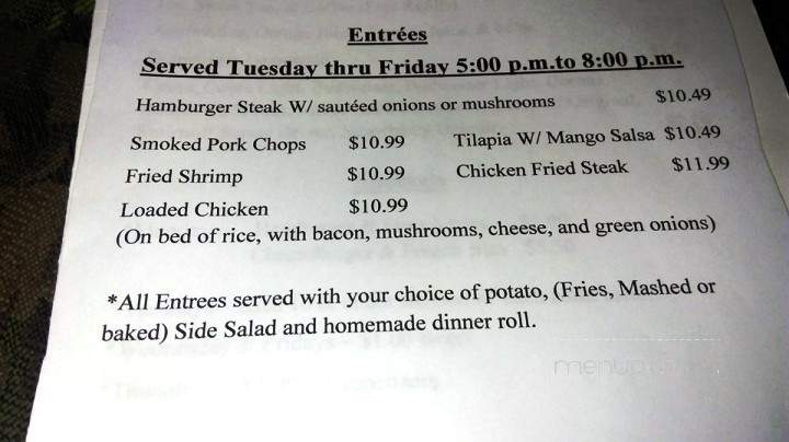 Riley Cafe - Riley, KS menu_pic