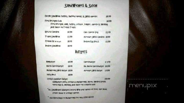 Riley Cafe - Riley, KS menu_pic